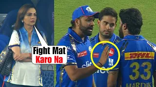 Nita Ambani got worried when Rohit Sharma and Hardik Pandya having argument in front of Akash Ambani