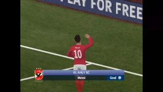 أجمل مباراة بين الاهلي و ريال مدريد في لعبة Dream league soccer match 2017