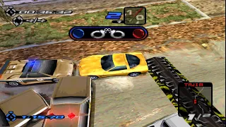 Need For Speed Over Drivin' III: Hot Pursuit (PS1/JPN/日本語版) - Police Chase Hometown Gameplay