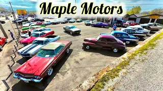 Classic Muscle Car Inventory Maple Motors 4/8/24 Update Hot Rods For Sale Deals Oldschool USA Rides