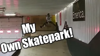 INSANE indoor skatepark to myself!