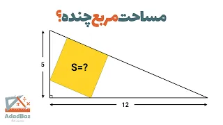 What is the area of the square?