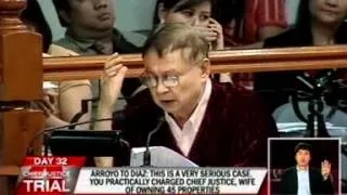 Arroyo to prosecution: You misled the public! Is that fair? 45 properties?