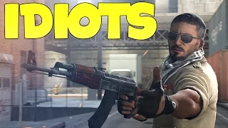 WHEN IDIOTS PLAY CS:GO