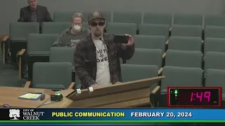 Man spews hate speech at Walnut Creek City Council meeting