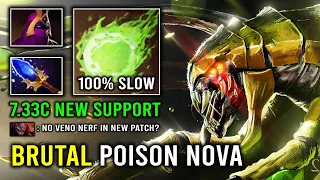 BRUTAL Poison Nova DPS 100% Annoying Support Venomancer Delete Everyone Dota 2