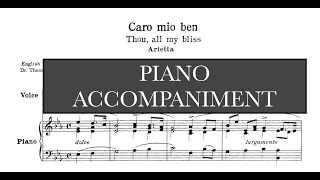 Caro mio ben (G. Giordani) - Eb Major Piano Accompaniment - Karaoke