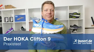 Der Hoka Clifton 9 - Praxistest mit Martin von bunert | bunert.de