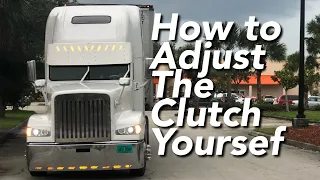 Easy way to adjust the clutch yourself with no help
