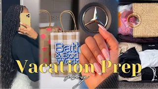 Vacation Prep Vlog | Boho Knotless Braids + Valentines Day Nails + Russian Pedicure + Pack With Me