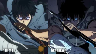 Anime VS Manhwa - Solo Leveling Season 1 Episode 12