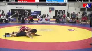 Schultz GR 55 KG Quarterfinal: Max Nowry (NYAC) vs. Daniel Coyne (Marines)