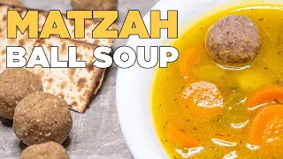 Homemade Passover Recipe | The BEST MATZO BALL SOUP | TASTY & VEGAN