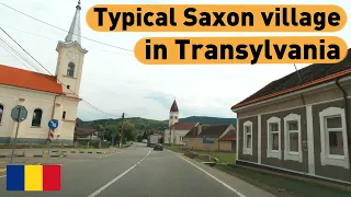 🔴 Romania • Typical Saxon Village in Transylvania 🇷🇴【1080p HD】• Driving in Bistrita Nasaud