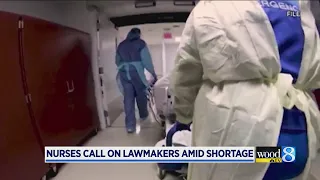 Nurses call on lawmakers amid shortage