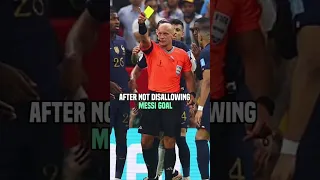 world cup referee has responded to French media after not disallowing messi goal #viralshorts