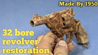 32 Bore Revolver Restoration Before AfterRestoration