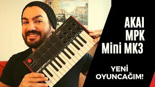 YENİ OYUNCAĞIM ! Akai MPK mini MK3 MIDI Keyboard İncelemesi