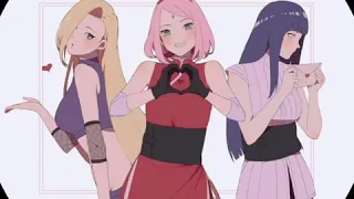 te amo piranha Ino Sakura Hinata tenten temari