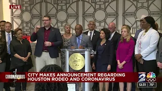 Mayor Turner makes announcement regarding Houston Rodeo and coronavirus