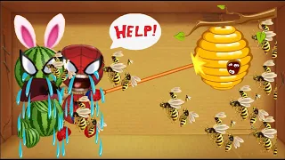 Kick The Buddy 2024 |The Wasps vs The Juicer VS The Buddy Rabbit ,#iqgamerkick