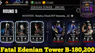 Fatal Edenian Tower Boss Battle 200 & 180 Fight + Rewards MK Mobile