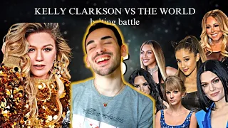 Kelly Clarkson Vs. The World BELTING BATTLE (A4 - C6) | Reaction