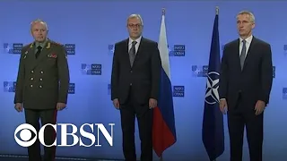 No breakthrough so far in NATO-Russia talks to de-escalate tension with Ukraine