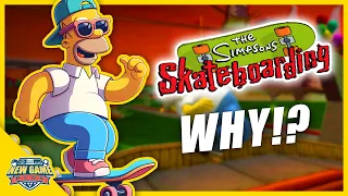 The Simpsons Skateboarding | Tony Hawk Would Never