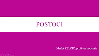 Postoci