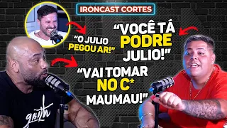 BALESTRIN FICA P*TO E PERDE A LINHA COM MAUMAUZK AO VIVO E TRETA VIRA DESAFIO – IRONCAST CORTES