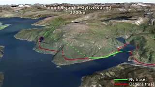 Statens vegvesen - Trasé for ny E6 Sørfold