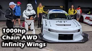 Chain Driven AWD | 1000hp | Infinity wings | Andy Forrest's "Stormtrooper" WRX