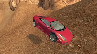 GTA 4 - Cliff Drops Crashes & Jump Downs #3 (Realistic Car Damage)