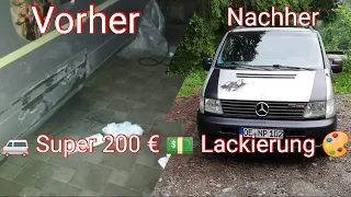 🎨 GÜNSTIGE 200 € LACKIERUNG MIT MIPA PROTECTOR + ROLLE FÜR VITO CAMPER - KEIN RAPTOR - W638 AUSBAU