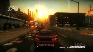 Ridge Racer Unbounded race lost to a spinout