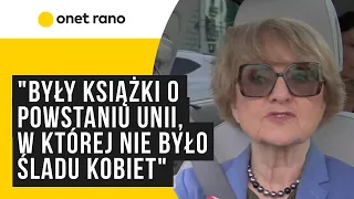 Danuta Huebner o historii UE: były książki o powstaniu Unii, w której nie było śladu kobiet