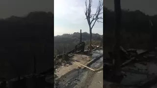 Northern California Tubbs Fire Damage in Santa Rosa