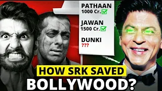 How SRK saved Bollywood with PATHAN and JAWAN? | 2 movies "2000 cr"🔥| #youtube #viral