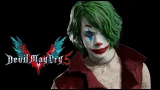 The Joker V in Devil May Cry 5 Gameplay Costume Cutscenes MOD DMC 5