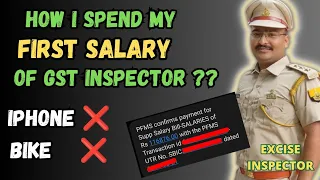 How I spent my First Salary of GST INSPECTOR #gst_inspector #salary #ssccgl