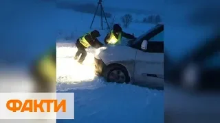 Непогода в Украине: наиболее опасные участки междугородних трасс