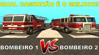 GTA SA - QUAL MELHOR CAMINHÃO DE BOMBEIRO NO GTA (Brasil 5 Estrelas)