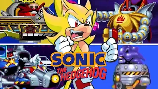 Sonic 2, 3&K & Mania: All Bosses as Super Sonic