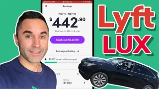 Lyft Lux (REAL EARNINGS) As A Lyft Lux Driver Day 6 | Lyft Lux Black | Lyft Driver Pay