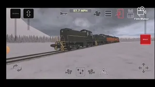 Train Rail and yard simulator - Runaway train (1985)