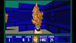 Wolfenstein 3D: Episode 5, Floor 1 (100% Clear!)