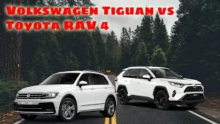 Volkswagen Tiguan vs Toyota RAV 4 цены и комплектации