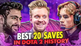 Best 20 Saves in Dota 2 History