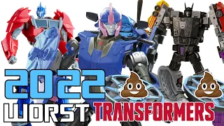 The WORST Transformers Of 2022! Over TEN TERRIBLE Toys! Transformers LEGACY! MASTERPIECE & MORE!